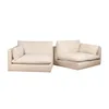 Sofá C/fundas Desmontables 3 Cuerpos Tela Natural-beige La Jola Crudo en Beige - Sillones y sofás, Uruguay | Divino, vista 5 de 7