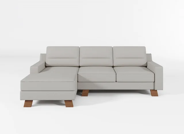Sofá Sasha con Chaise Longue en Gris, Arena - Sillones y sofás, Uruguay | New York Home, vista 6