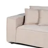 Sofá Modular Maia (4 módulos) - Tela Microfibra - 12072 (Beige) en Beige - Sillones y sofás, Uruguay | NYR, vista 6 de 7