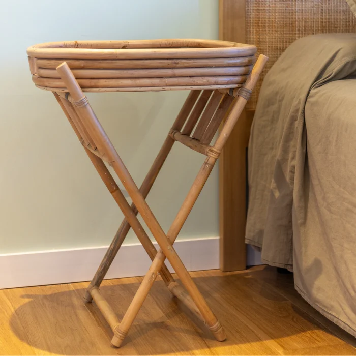 Mesa Auxiliar de Teca Mangur | Casakos en Madera natural - Mesas de arrimo, Uruguay | Casakos, vista 4