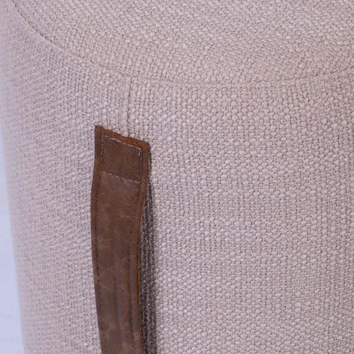 Puff Tela Natural-beige Terra Beige en Beige - Sillones y sofás, Uruguay | Divino, vista 3