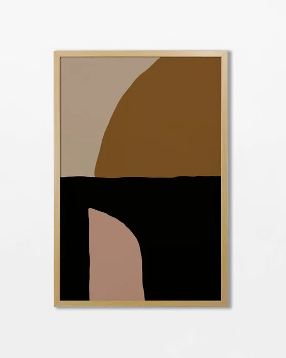 Abstractos Neutros - Serie N.14 en Multicolor - Láminas, Uruguay | La Cuadrería