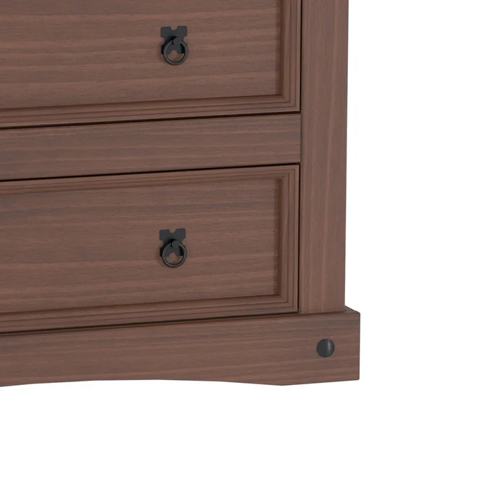 Aparador Comoda Cajonera Linea Mexicana 4 Cajones Nogal E1644 en Marrón - Muebles, Uruguay | Soy Hogar, vista 3
