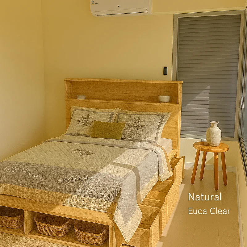 Cama Ginebra en Madera natural - Dormitorio, Uruguay | Tree House Deco, vista 10
