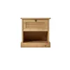 Mesa de Luz - 1 Cajon - 1 Estante - Línea Oslo - Natural en Madera natural - Mesas de luz, Uruguay | Ecowood, vista 4 de 4