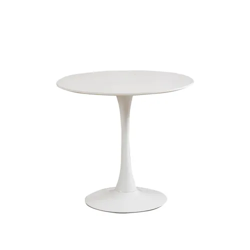 Mesa De Comedor Mdf Blanco Tulip en Blanco - Mesas de comedor, Uruguay | Divino