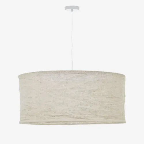 Pantalla para lámpara de techo Mariela de lino con acabado beige Ø 80 x 40 cm en Beige - Lámparas colgantes, Uruguay | Kavehome
