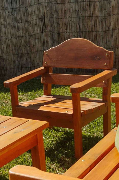 Sillón clásico de 1 cuerpo — Serra Amoblamientos en Marrón - Muebles para el exterior, Uruguay | Serra Amoblamientos
