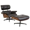 Butaca C/puff 1 Cuerpo Cuero-100-natural Negro Eames en Negro - Sillones y sofás, Uruguay | Divino, vista 2 de 7
