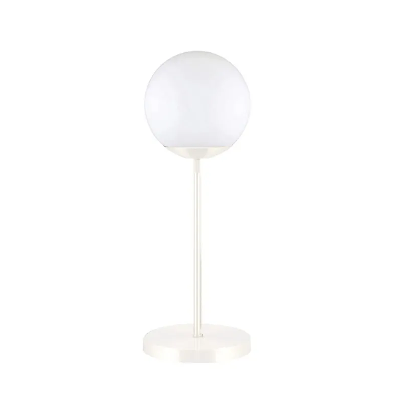 Luminaria De Mesa Miami Blanca en Blanco - Lámparas de mesa, Uruguay | Serlux