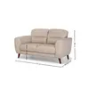 Sofá Valentino - Cuero Básico - 2 cuerpos - 519 (Beige) en Beige - Sillones y sofás, Uruguay | NYR, vista 4 de 4