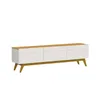 Rack para TV 1.8 - Línea Nevada - Natural/Blanco en Multicolor - Muebles para TV, Uruguay | Ecowood, vista 1 de 4