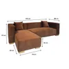 Sofá Nashville - Terracota - Chaise izquierdo en Marrón - Sillones y sofás, Uruguay | Walnut, vista 4 de 4