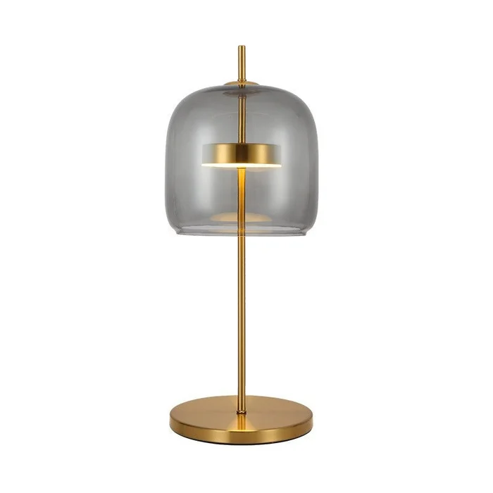Lámpara de Mesa Niza Dorada – Luz LED Cálida y Diseño Moderno - Lámparas de mesa, Uruguay | Bascu House