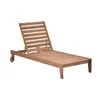 Reposera de Exterior 3 posiciones Madera - Caraíva en Madera natural - Muebles para el exterior, Uruguay | Rústico Hogar, vista 1 de 5