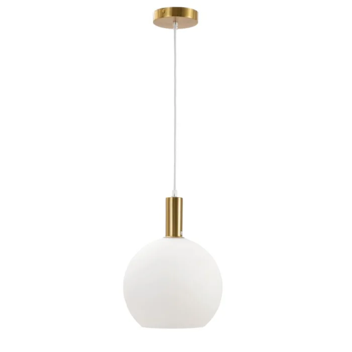 Luminaria Colgante Pireo Medium Blanca ø 25 cm en Blanco - Lámparas colgantes, Uruguay | Serlux