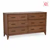 Cómoda 6 Cajones Madera Marron Millenium en Marrón - Cómodas, Uruguay | Divino, vista 4 de 4
