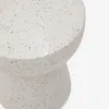 Mesa auxiliar Pada de terrazo blanco Ø 40 cm en Blanco - Mesas de arrimo, Uruguay | Kavehome, vista 4 de 6