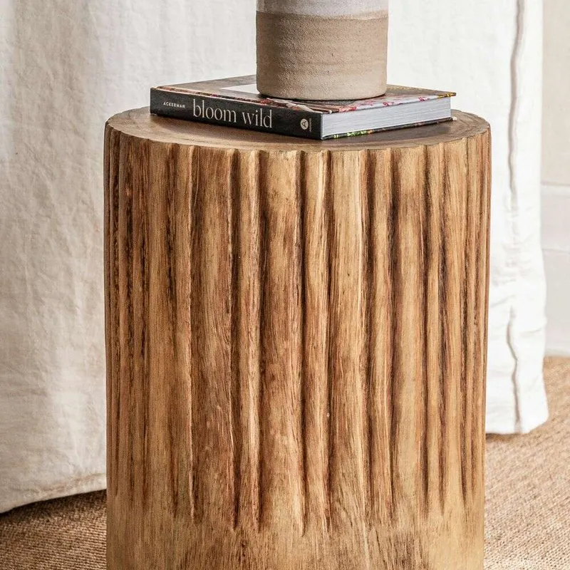 MESA AUXILIAR LEÑO - SUAR en Madera natural - Mesas de living, Uruguay | La Iberica