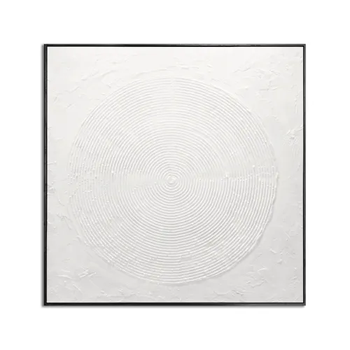 CUADRO CANVAS 80x80cm MARCO PINTURA FORMAS 2 - Decoración de pared, Uruguay | Koz