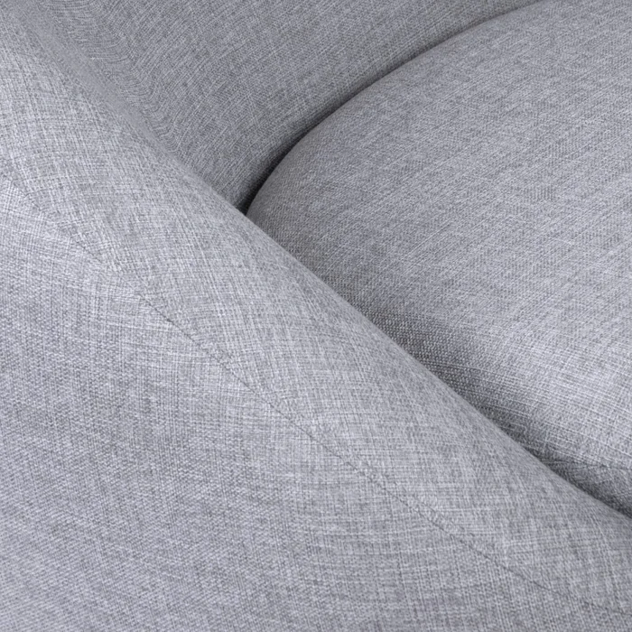 Butaca Giratoria Tela Gris Oslo en Gris - Sillones y sofás, Uruguay | Divino, vista 6