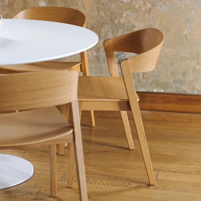 Silla Oslo - Natural en Madera natural - Sillas, Uruguay | Samic, vista 3