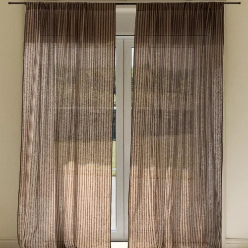 CORTINA LINO RAYAS - Textiles, Uruguay | Zara Home