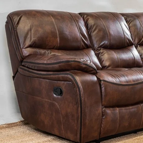 Sillón Reclinable Niza 3 Cuerpos Chocola Chocolate en Marrón - Sillones y sofás, Uruguay | Aihaus, vista 2