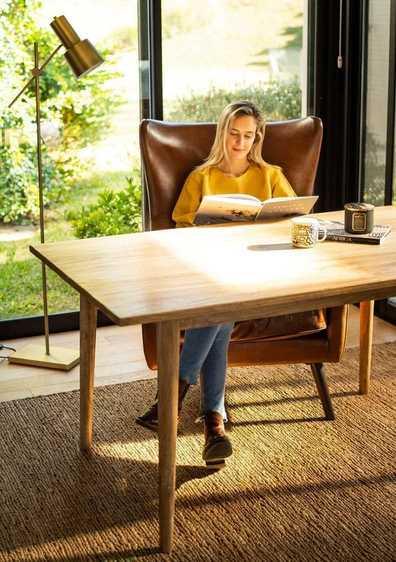 MESA COMEDOR NORDICA - OLMO NATURAL - 1.50 X 0.90 MTS en Madera natural - Mesas de comedor, Uruguay | La Iberica, vista 10