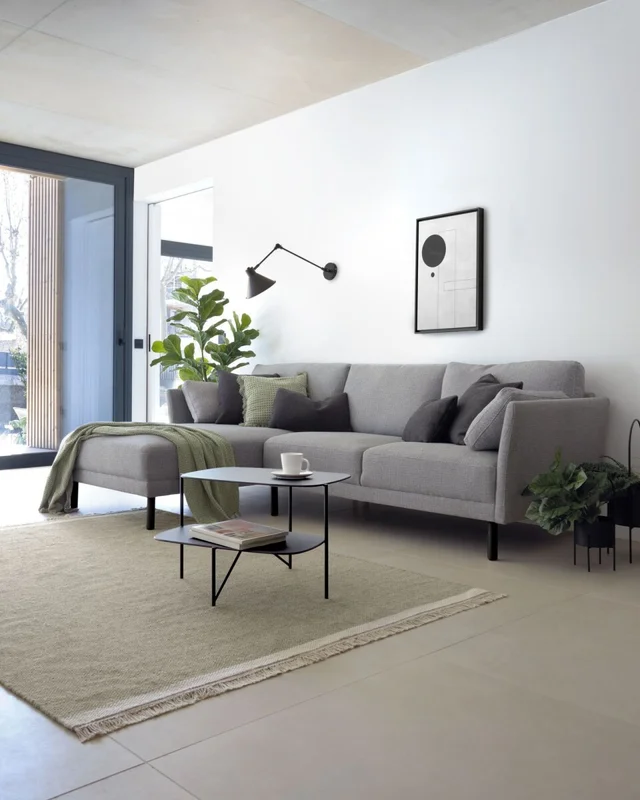 Mesa auxiliar Wigan metal negro 62 x 58 cm en Negro - Mesas de arrimo, Uruguay | Kavehome, vista 3