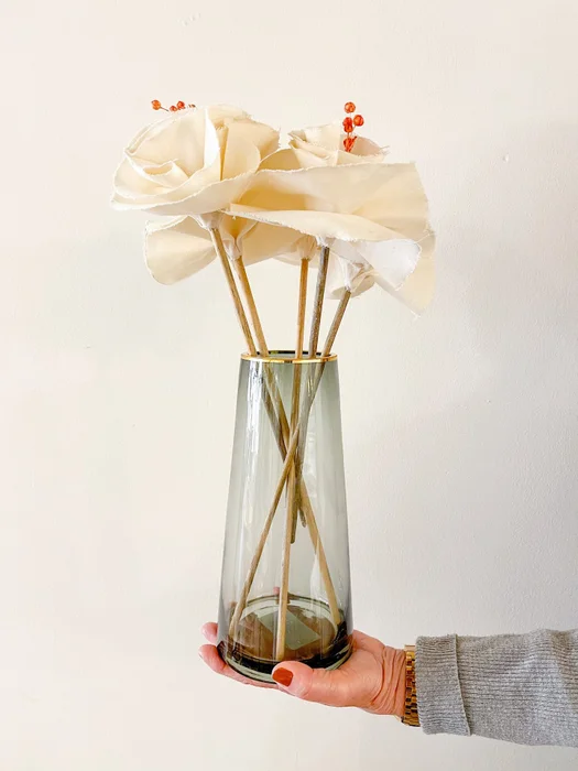 Floreros Vidrio en Negro - Jarrones, Uruguay | Indrana