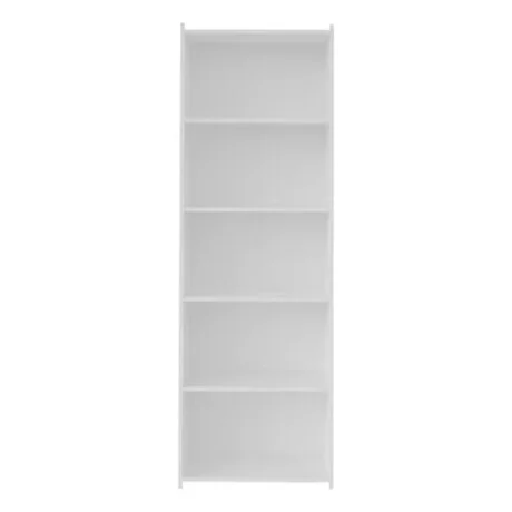 Biblioteca 5 estantes - Blanco en Blanco - Bibliotecas, Uruguay | La Cueva Muebles, vista 8