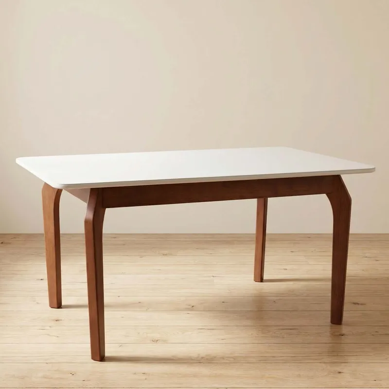 Mesa De Comedor Madera-mdf-y-vidrio Arco - Mesas de comedor, Uruguay | Divino