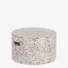 Mesa de centro redonda exterior Jenell terrazo blanco Ø 52 cm en Blanco - Mesas de living, Uruguay | Kavehome, vista 1 de 7
