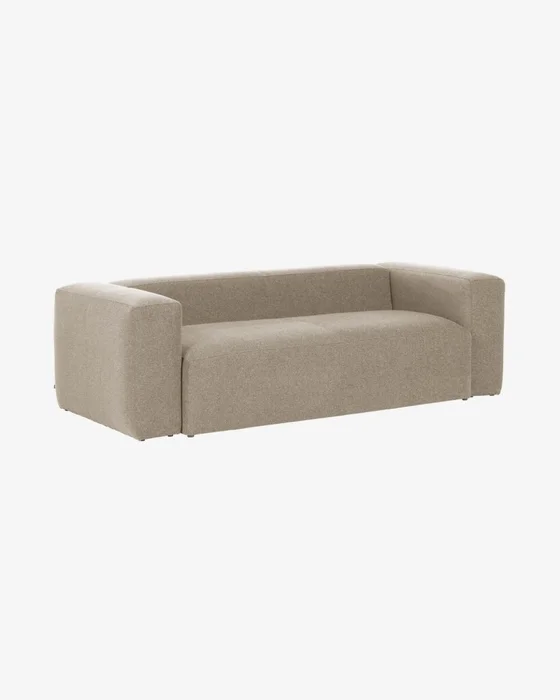 Sofá Blok 3 plazas - beige 240 cm en Beige - Sillones y sofás, Uruguay | Kavehome