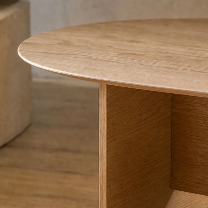 Mesa Baja 01 en Madera natural - Mesas de living, Uruguay | Samic, vista 3