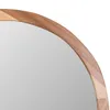 Espejo Redondo 80cm Madera-de-teca Natural-beige Natural en Madera natural - Espejos, Uruguay | Divino, vista 2 de 2