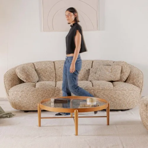 Sofá Felicce - 3 cuerpos / Policromático en Multicolor - Sillones y sofás, Uruguay | Fabrica Italiana