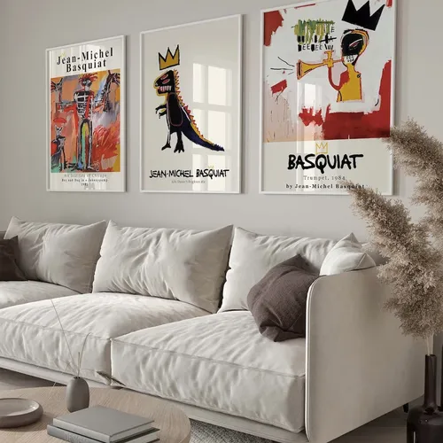 Basquiat N.03 en Multicolor - Láminas, Uruguay | La Cuadrería