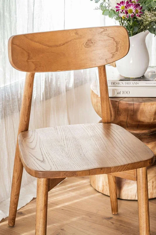 SILLA MICK - OLMO MIEL en Madera natural - Sillas, Uruguay | La Iberica, vista 10