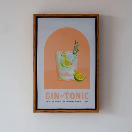 lámina gin tonic - Decoración de pared, Uruguay | Proyectoforma