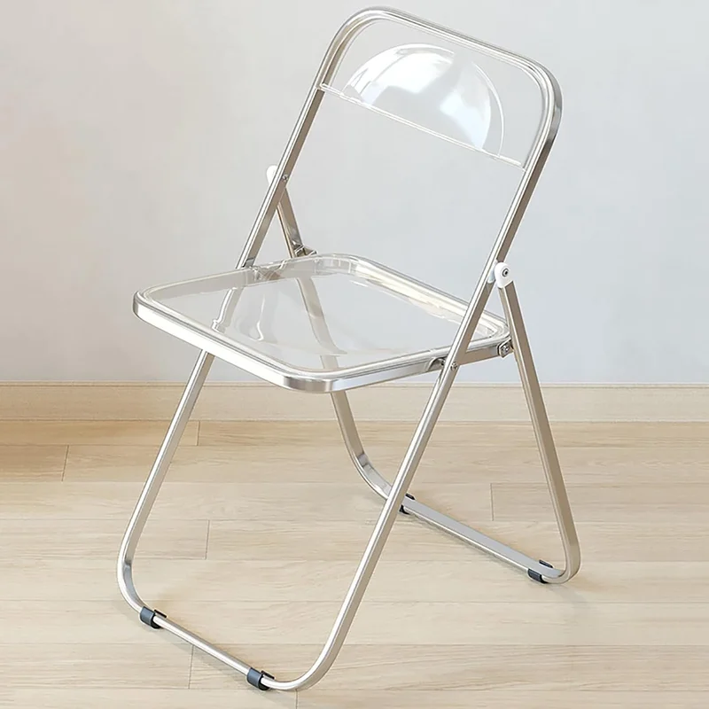 Silla Plia Plegable Acrílico y Aluminio - Transparente - Sillas, Uruguay | Berna home, vista 3