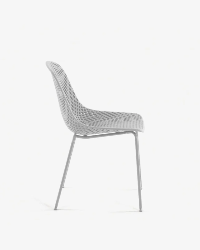 Silla Quinby - blanco en Beige - Sillas, Uruguay | Kavehome, vista 5