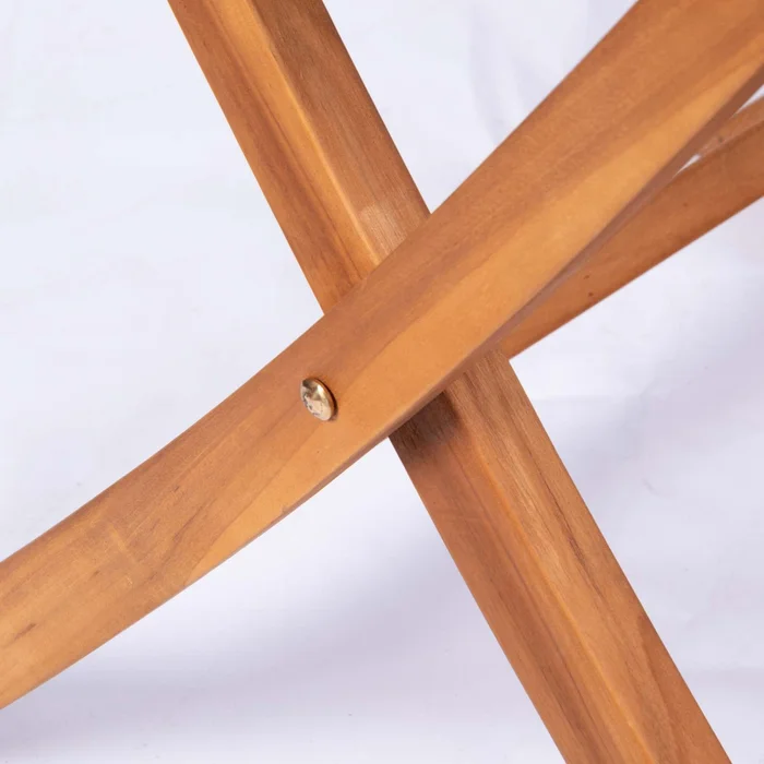 Mesa Exterior 80cm Teca Natural-beige Taki en Madera natural - Muebles para el exterior, Uruguay | Divino, vista 4