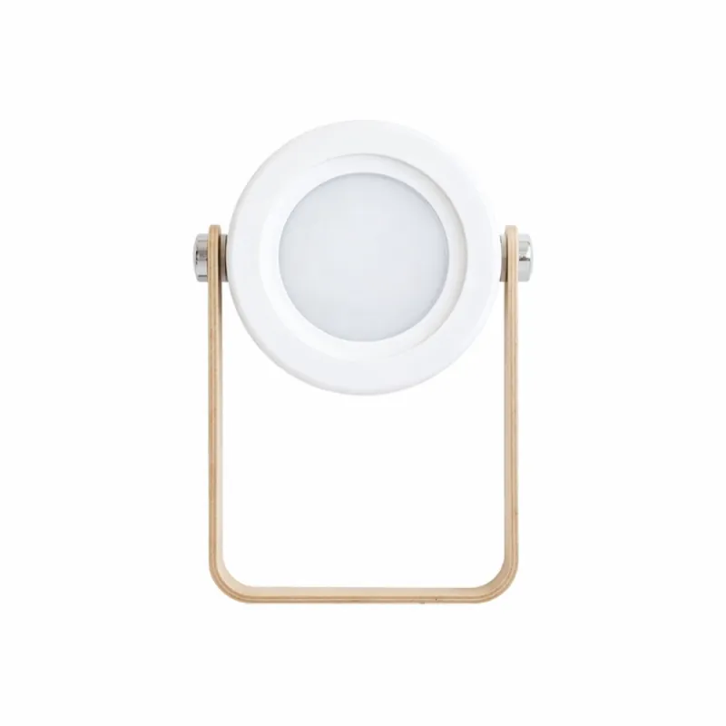 Lámpara De Mesa Mungay Recargable Dimm Blanca en Blanco - Lámparas de mesa, Uruguay | Serlux