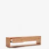 Mueble TV Alguema 3 cajones en chapa de roble con acabado natural 200 x 50 cm en Madera natural - Muebles para TV, Uruguay | Kavehome, vista 8 de 9