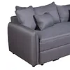 Sofá Cama Tela Gris Arizona Grafito en Gris - Sillones y sofás, Uruguay | Divino, vista 9 de 10