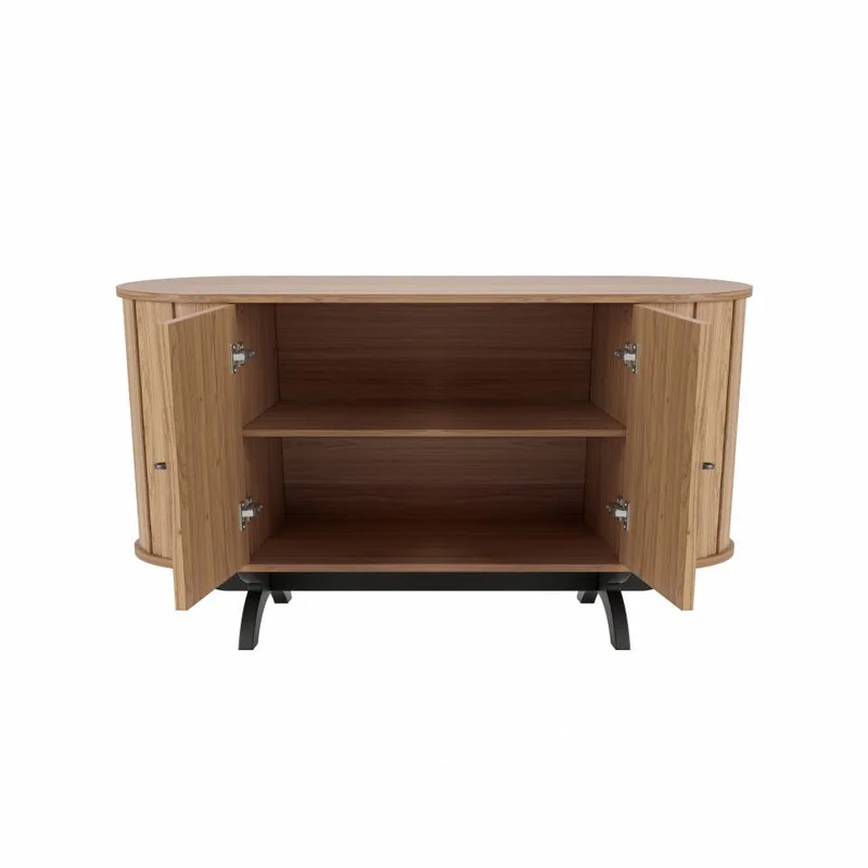 Aparador Prime Recibidor Curvo 130cm 100% MDF - Linea Factory en Madera natural - Aparadores y recibidores, Uruguay | Balton, vista 5
