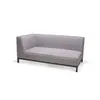 Modulo Sofá - 2 Cuerpos - Ruby en Gris - Muebles para el exterior, Uruguay | Rústico Hogar, vista 1 de 5