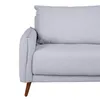 Sofá 2 Cuerpos Tela Gris Charlotte en Gris - Sillones y sofás, Uruguay | Divino, vista 4 de 5